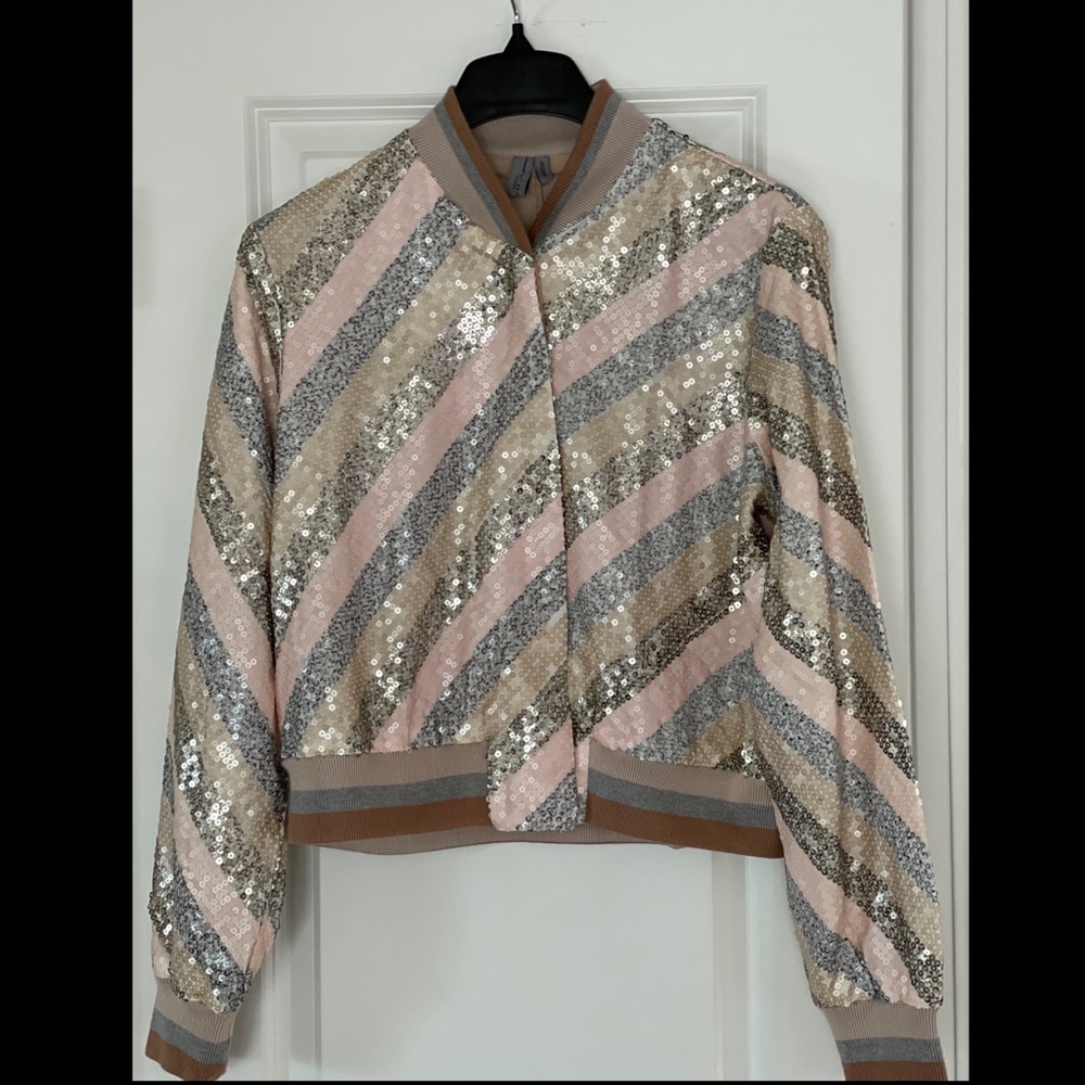 Sequin Jacket by Bkank for Anthropologie. M